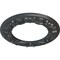 Ekena Millwork Ribbon with Bow Ceiling Medallion (Fits Canopies up to 7 1/2"), 12 1/4"OD x 7 1/2"ID x 7/8"P, Pewter CM12RIPES - alternate 2